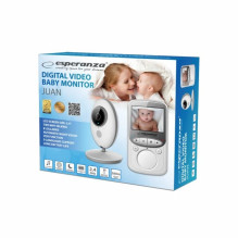 Esperanza EHM003 vaizdo kūdikių monitorius 50 m baltas