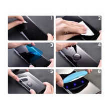 LCD screen protector Nano Optics 5D UV Glue Samsung G985 S20 Plus curved clear