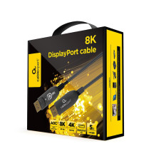 KABELIO EKRANAS PRIETAISAS 5M AOC / PREM CC-DP8K-AOC-5M GEMBIRD