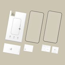 LCD screen protector Tech-Protect Glass Fit+ 2-Pack Xiaomi Redmi 15 4G / Redmi 15 5G black