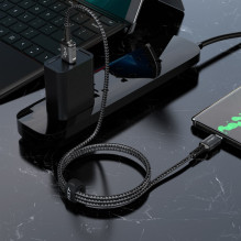 USB cable Acefast C1-04 USB-A to USB-C 1.2m black USB cable Acefast C1-04 USB-A to USB-C 1.2m black