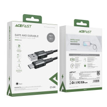 USB cable Acefast C1-04 USB-A to USB-C 1.2m black USB cable Acefast C1-04 USB-A to USB-C 1.2m black