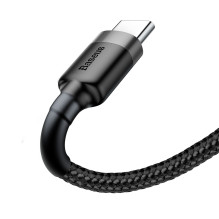 USB cable Baseus Cafule Type-C 1.0m 3.0A gray-black CATKLF-BG1 USB cable Baseus Cafule Type-C 1.0m 3.0A gray-black CATKLF-BG1