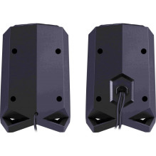 PC SPEAKERS ROCKET 2.0 6W LED USB BLACK