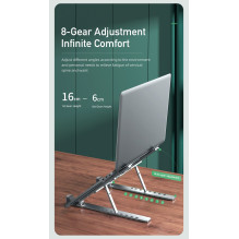 Foldable laptop stand Awei X26 silver