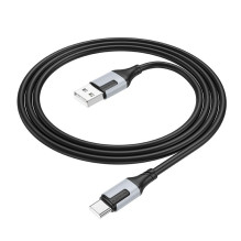 USB cable Borofone BX101 USB-A to USB-C 1.0m black USB cable Borofone BX101 USB-A to USB-C 1.0m black