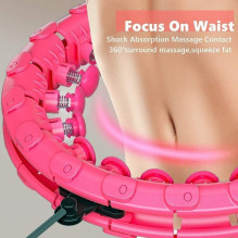 Massaging gymnastics hoop Smart Hula Hoop HHP002 pink Massaging gymnastics hoop Smart Hula Hoop HHP002 pink