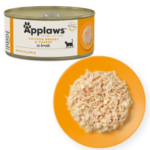 APPLAWS Vištienos krūtinėlė ir sūris sultinyje - šlapias kačių ėdalas - 156 g APPLAWS Vištienos krūtinėlė ir sūris sultinyje - šlapias kačių ėdalas - 156 g