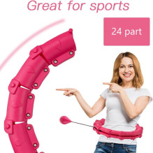 Massaging gymnastics hoop Smart Hula Hoop HHP007 pink Massaging gymnastics hoop Smart Hula Hoop HHP007 pink