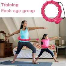 Massaging gymnastics hoop Smart Hula Hoop HHP007 pink Massaging gymnastics hoop Smart Hula Hoop HHP007 pink