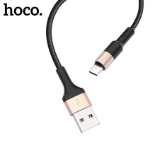 USB kabelis Hoco X26 Type-C 1.0m juodas-auksinis USB kabelis Hoco X26 Type-C 1.0m juodas-auksinis