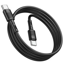 USB cable Hoco X83 60W Type-C to Type-C 1.0m black USB cable Hoco X83 60W Type-C to Type-C 1.0m black