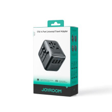 Universal travel charger Joyroom JR-TCW01 15W 3xUSB-A / USB-C black