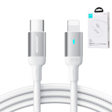 USB kabelis Joyroom S-CL020A10 Type-C to Lightning 20W 1.2m baltas USB kabelis Joyroom S-CL020A10 Type-C to Lightning 20W 1.2m baltas