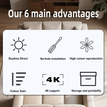 Projector screen Reach MK02 100'
