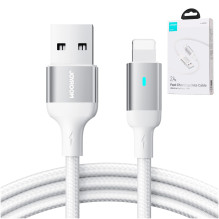 USB kabelis Joyroom S-UL012A10 USB to Lightning 2.4A 1.2m baltas USB kabelis Joyroom S-UL012A10 USB to Lightning 2.4A 1.2m baltas