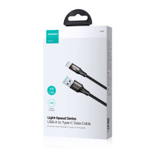 USB kabelis Joyroom SA25-AC3 USB to USB-C 3A 1.2m juodas USB kabelis Joyroom SA25-AC3 USB to USB-C 3A 1.2m juodas