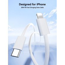 USB cable Joyroom S-A45 USB-C to Lightning 30W 1.2m white USB cable Joyroom S-A45 USB-C to Lightning 30W 1.2m white