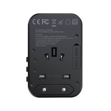 Universal travel charger Choetech PD5009 65W 2xUSB-C / USB-A black Universal travel charger Choetech PD5009 65W 2xUSB-C / USB-A black