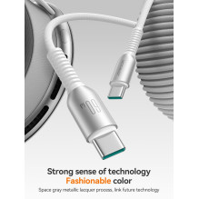 USB cable Joyroom S-A51 USB-C to USB-C 60W 1.2m gray USB cable Joyroom S-A51 USB-C to USB-C 60W 1.2m gray