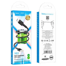 USB cable Hoco X83 USB-A to MicroUSB 1.0m black USB cable Hoco X83 USB-A to MicroUSB 1.0m black
