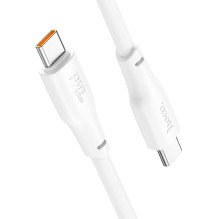 USB cable Hoco X93 60W USB-C to USB-C 2.0m white USB cable Hoco X93 60W USB-C to USB-C 2.0m white