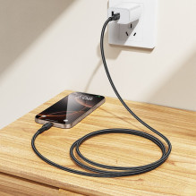 USB kabelis Borofone BX116 60W USB-C to USB-C 1.0m juodas USB kabelis Borofone BX116 60W USB-C to USB-C 1.0m juodas