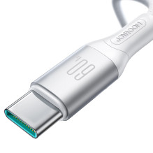 USB cable Joyroom S-A28 USB-C to USB-C 60W 2.0m white USB cable Joyroom S-A28 USB-C to USB-C 60W 2.0m white