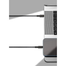 USB cable Baseus Tungsten PD20W USB-C to Lightning 1.0m black CATLWJ-01 USB cable Baseus Tungsten PD20W USB-C to Lightning 1.0m black CATLWJ-01
