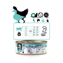 3COTY Chicken with duck Kidney care - wet cat food - 80g 3COTY Chicken with duck Kidney care - wet cat food - 80g