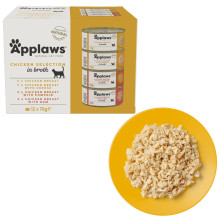 APPLAWS Vištienos pasirinkimas sultinyje - šlapias kačių ėdalas - 12 x 70 g APPLAWS Vištienos pasirinkimas sultinyje - šlapias kačių ėdalas - 12 x 70 g