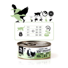 3COTY Vištienos ir žąsų – šlapias kačių ėdalas – 80 g