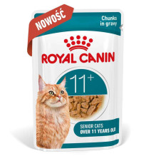 ROYAL CANIN Ageing 11+ šlapias kačių ėdalas gabaliukais padaže - 12 x 85 g ROYAL CANIN Ageing 11+ šlapias kačių ėdalas gabaliukais padaže - 12 x 85 g