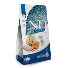 FARMINA N&D Ocean Cat Cod, Shrimp, Pumpkin and Cantaloupe Melon Kitten - dry cat food - 1.5 kg FARMINA N&D Ocean Cat Cod, Shrimp, Pumpkin and Cantaloupe Melon Kitten - dry cat food - 1.5 kg