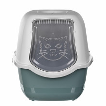 ROTHO Bailey Hooded litter box Green, White ROTHO Bailey Hooded litter box Green, White