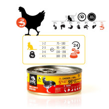 3COTY Chicken with krill For kittens - wet cat food - 80g 3COTY Chicken with krill For kittens - wet cat food - 80g