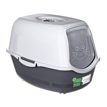 DIAMENTIQ BAYA light grey / dark grey - cat litter box - 55,5 x 40 x 38,7 cm DIAMENTIQ BAYA light grey / dark grey - cat litter box - 55,5 x 40 x 38,7 cm