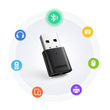 „Ugreen“ „Ugreen“ „Bluetooth 5.0“ USB-A adapteris, juodas (CM390)