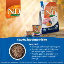 FARMINA N&D DOG LAMB&PUMPKIN&BLUEBERRY ADULT 285g FARMINA N&D DOG LAMB&PUMPKIN&BLUEBERRY ADULT 285g