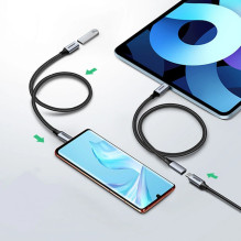Ugreen Ugreen US372 80810 USB-C - USB-C PD QC kabelis 100W 5A 10Gbps 0.5m - pilkas