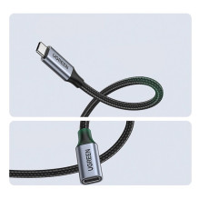 Ugreen Ugreen US372 80810 USB-C - USB-C PD QC cable 100W 5A 10Gbps 0.5m - gray