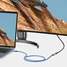 Ugreen Ugreen US372 80810 USB-C - USB-C PD QC kabelis 100W 5A 10Gbps 0.5m - pilkas