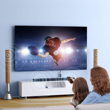 Ugreen Ugreen HD165 HDMI (vyriškas) / HDMI (lizdas) 8K kabelis 0,15 m - pilkas