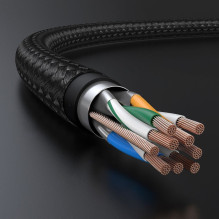 Ugreen Ugreen NW150 80421 Ethernet RJ45 Cat 7 10Gbps Cable 1m - Black