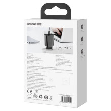 Baseus Baseus Speed Mini Quick Charger, USB-C, PD, 3A, 20W (black)