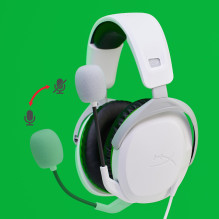 HEADSET HYPERX CLOUDX STINGER2 / WHITE / GREEN 75X28AA HYPERX