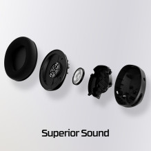 AUSINĖS HYPERX CLOUDX STINGER2 / WHITE / GREEN 75X28AA HYPERX