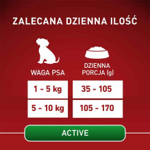 PURINA One Mini / Small Active Rich in chicken with rice - dry dog food - 800g PURINA One Mini / Small Active Rich in chicken with rice - dry dog food - 800g