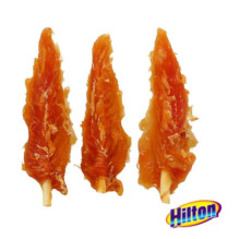 HILTON Chicken inserted with white rawhide stick - Dog treat - 500 g HILTON Chicken inserted with white rawhide stick - Dog treat - 500 g