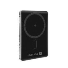 Evelatus PD20W 5000mAh išorinė baterija „MagLink Elite“ su belaidžiu įkrovimu EVEP02PBMES sidabrinė Evelatus PD20W 5000mAh išorinė baterija „MagLink Elite“ su belaidžiu įkrovimu EVEP02PBMES sidabrinė